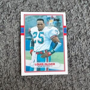 Topps Miami Dolphins Louis Oliver Football Card